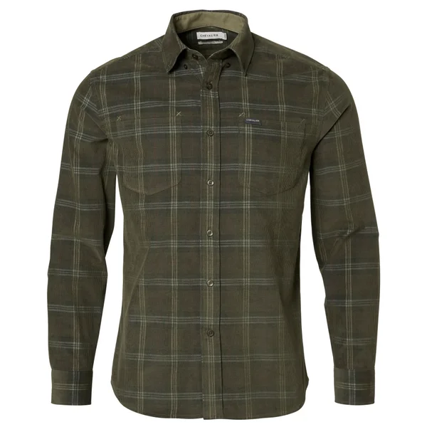 M’s Wellington Walton Light Cord Shirt Men Hunter Green Checked v:4307790 M’s Wellington Walton Light Cord Shirt Men Hunter Green Checked v:4307790