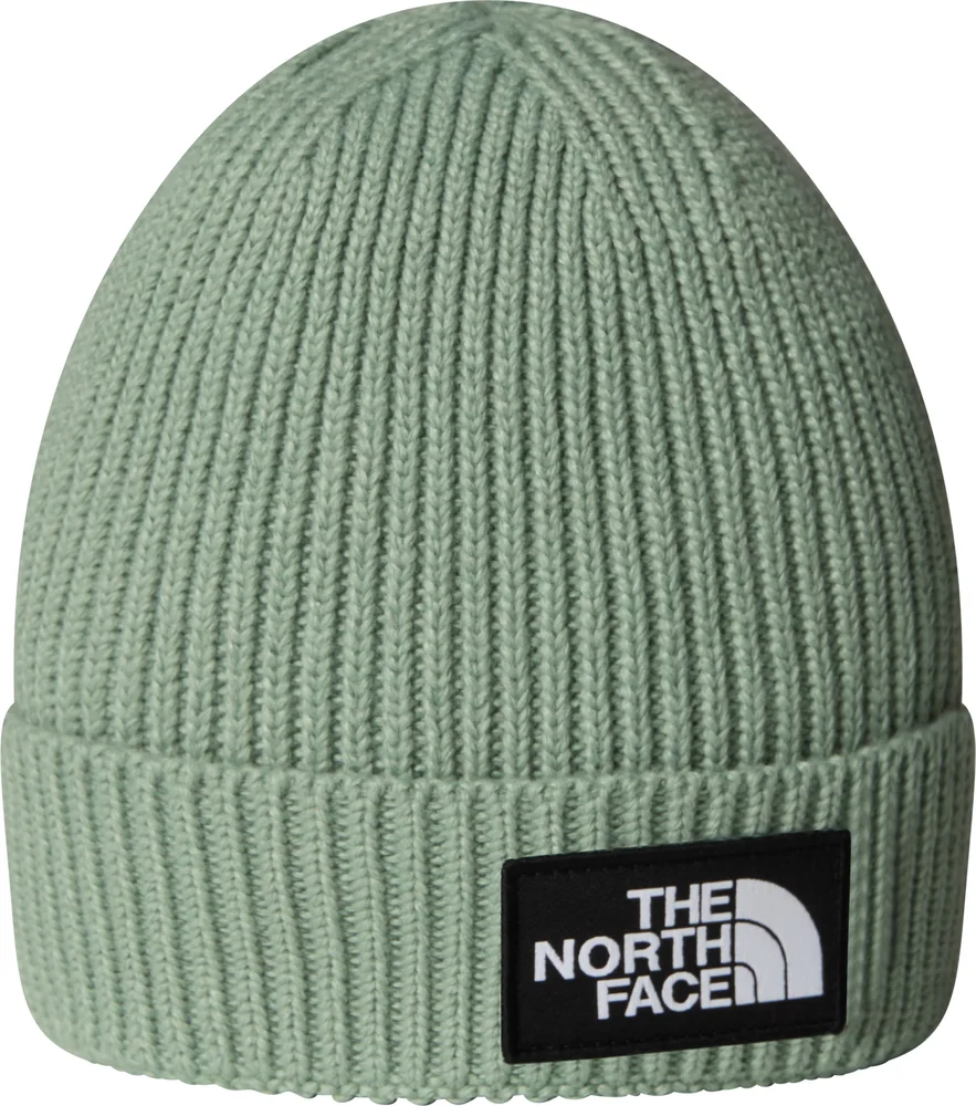 The North Face Kids' TNF Logo Box Cuffed Beanie Slate Moss v:7931695