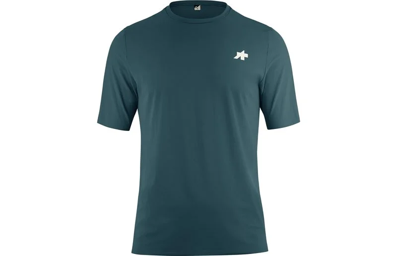 Sykkeltrøye Assos Tactica Post Ride T-Shirt T5 Deep Petrol v:9002583