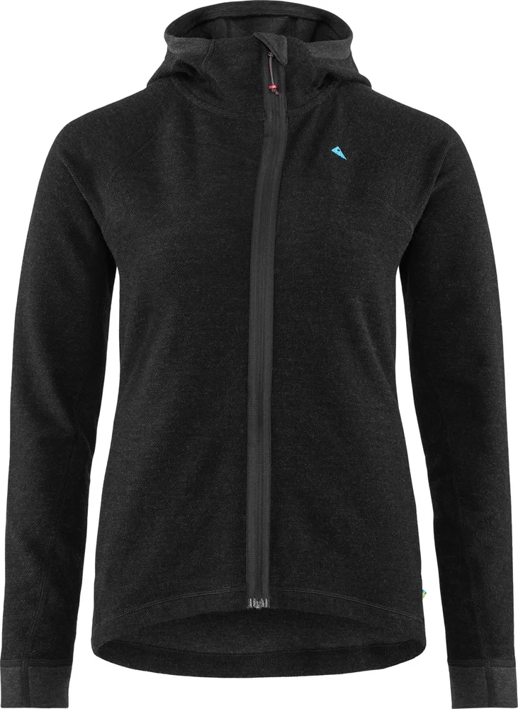 Klättermusen Women's Hödur Hooded Zip Black v:6827274