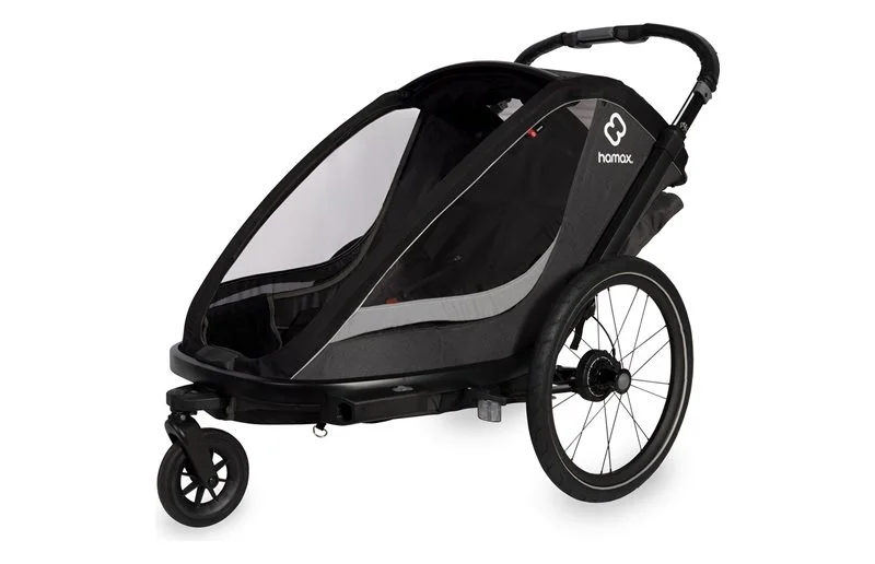 Sykkelvogn Hamax Cocoon One 1 barn Grey/Black v:3974008 Sykkelvogn Hamax Cocoon One 1 barn Grey/Black v:3974008