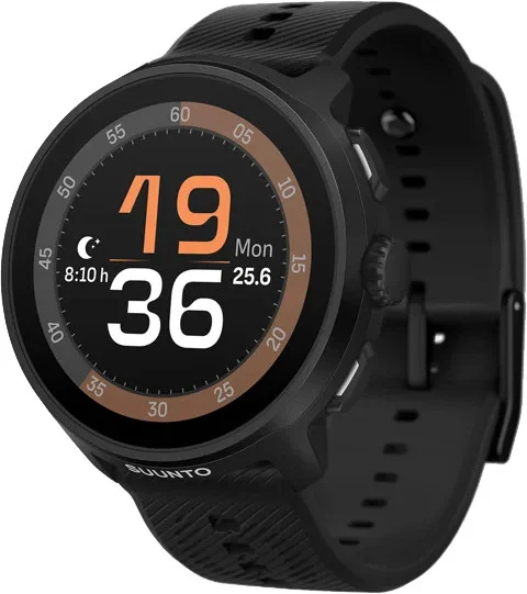 Suunto Run (With Silicone Strap) All Black v:4996490