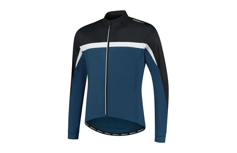 Rogelli Sykkeltrøye Course Ls Black/Blue/White v:9273697