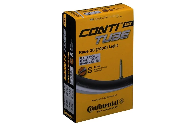 Sykkelslange Continental Race Light 28" Presta 42mm 20/25-622/630 v:7505807