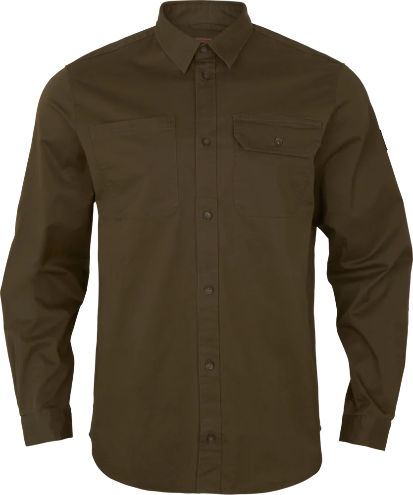 Härkila Men’s Trym Long Sleeve Shirt Willow Green v:2818704