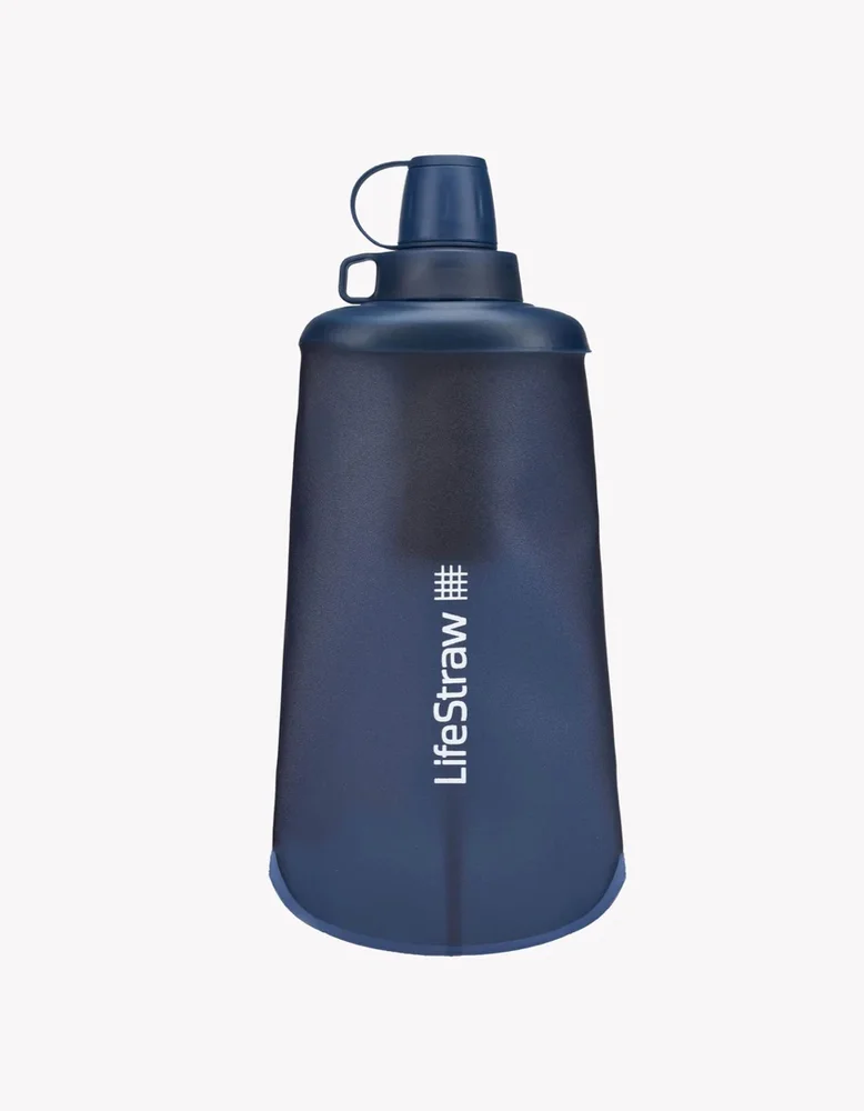 Lifestraw Peak Series Collapsible Squeeze 650 ml Mountain Blue v:6485478 Lifestraw Peak Series Collapsible Squeeze 650 ml Mountain Blue v:6485478