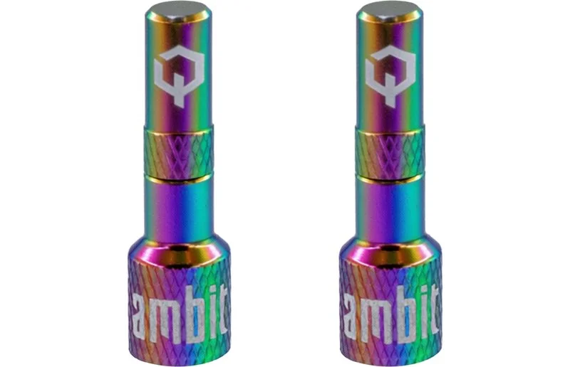 Ambit Tubeless Valve Adapters Realm Oil Slick v:3925465