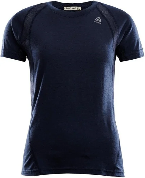 Aclima LightWool Sports T-shirt Woman Navy Blazer v:4926728