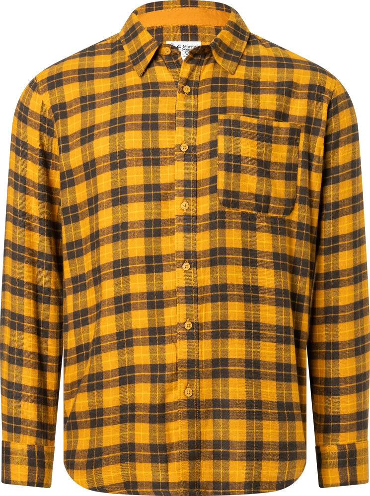 Marmot Men’s Rush Creek Lightweight Flannel LS Honey Glaze v:4392876