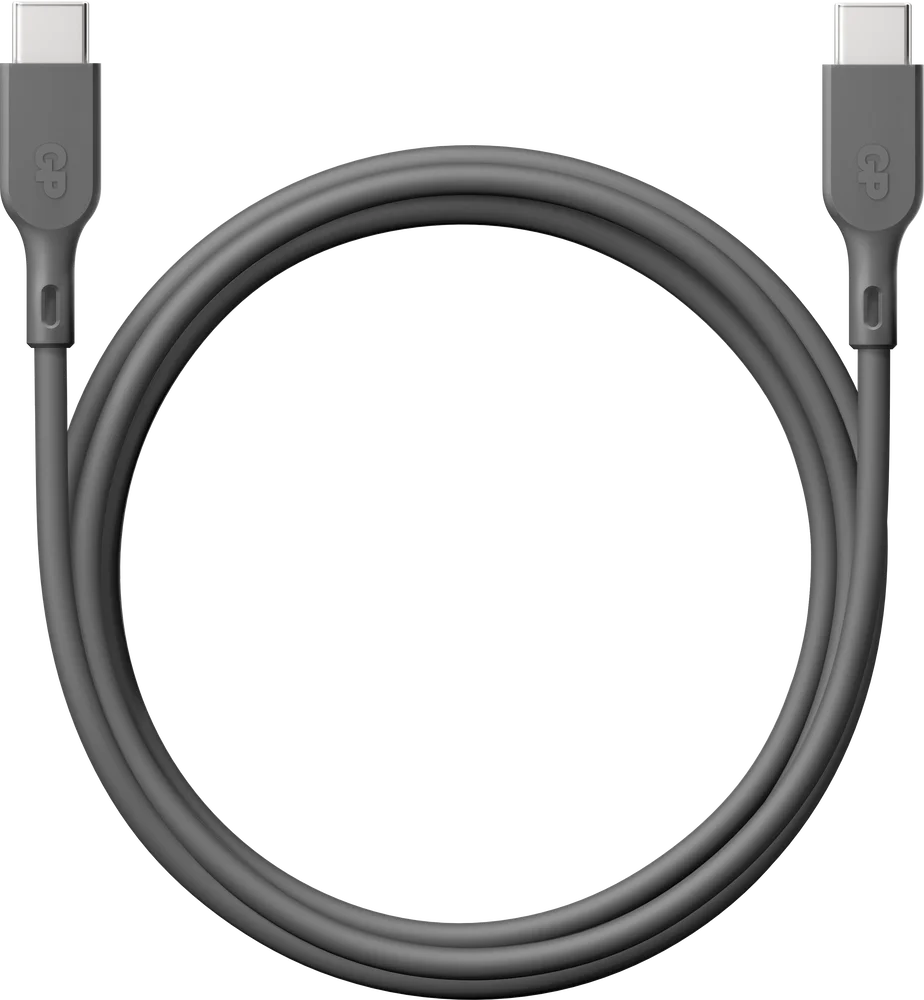 GP Batterier GP Essential Cable USB-C To USB-C 1m 60w Grey v:8134099