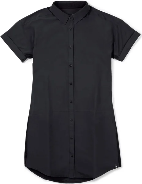 W's MS Shirt Dress Black v:7481555