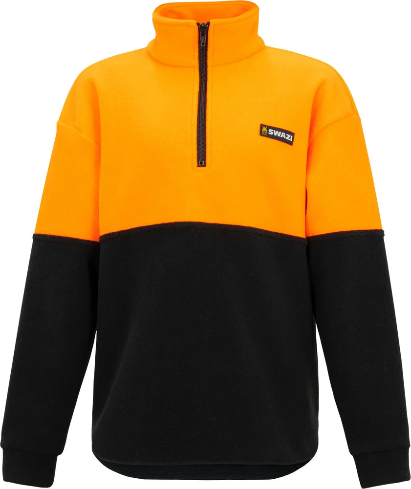 Swazi Kids’ Hi-Vis Bush Shirt Blaze/ Black v:3058473