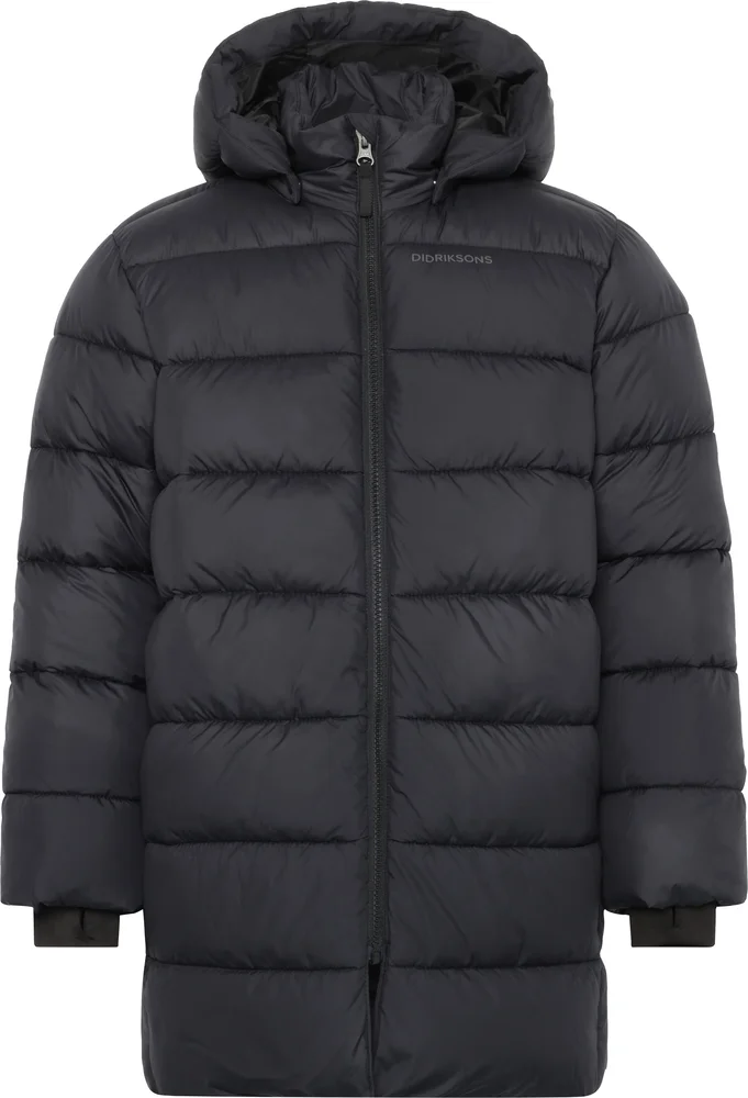Didriksons Kids’ Scoria Parka Black v:6848803 Didriksons Kids’ Scoria Parka Black v:6848803