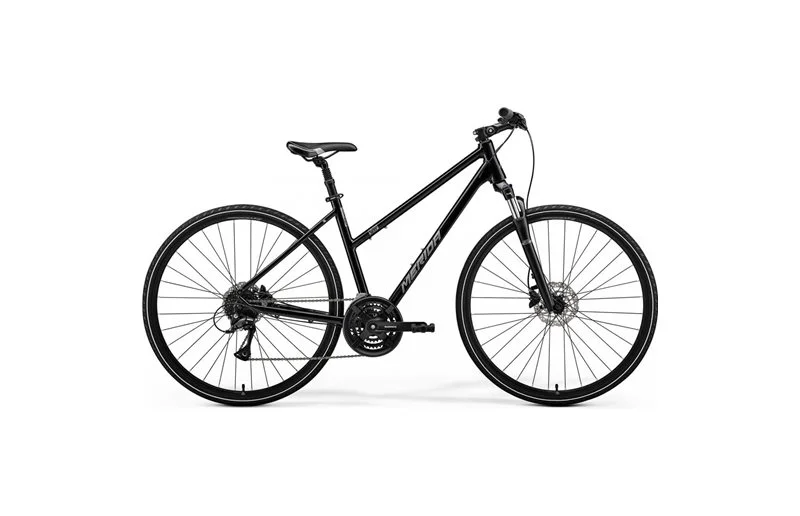 Merida Crosshybrid Crossway 20 Dame Black/Silver v:6097986 Merida Crosshybrid Crossway 20 Dame Black/Silver v:6097986