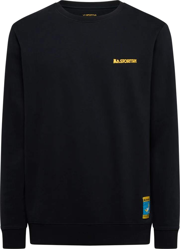 La Sportiva Men’s Climbing On The Moon Sweatshirt Nero/Giallo v:5116923 La Sportiva Men’s Climbing On The Moon Sweatshirt Nero/Giallo v:5116923