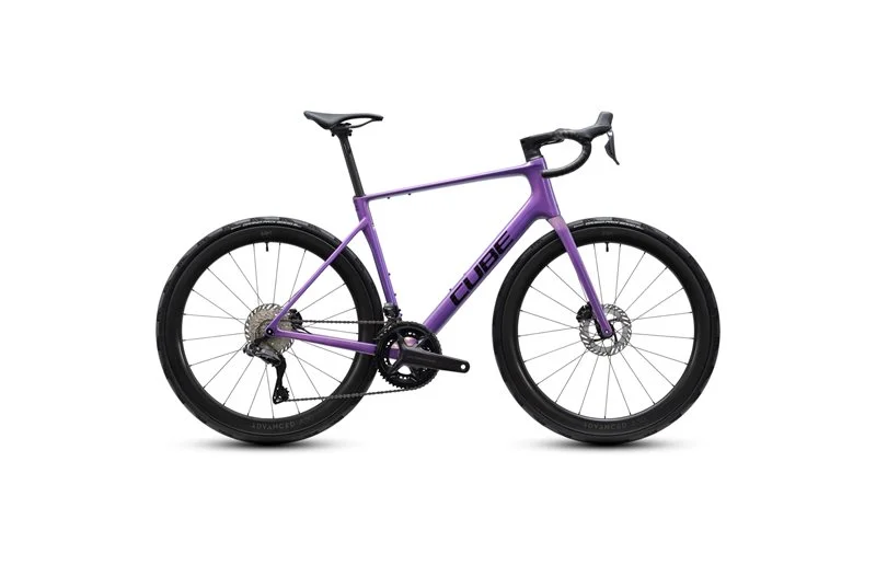 Racersykkel allround Cube Attain C:62 SLT Cosmicpurple/Black v:8279228