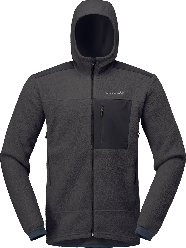 Norrøna Men’s Trollveggen Warm3 Zip Hood Phantom v:1342344 Norrøna Men’s Trollveggen Warm3 Zip Hood Phantom v:1342344