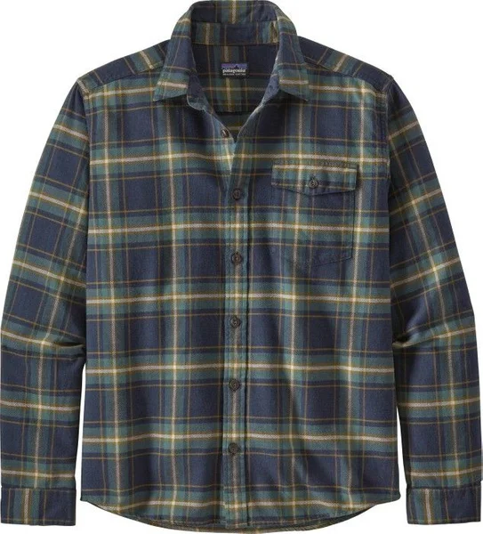 M's LW Fjord Flannel Shirt Lawrence New Navy v:9924357