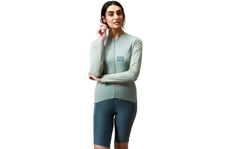 Sykkeltrøye Endura Women's AllTrack Ride L/S Sage Green v:1293828