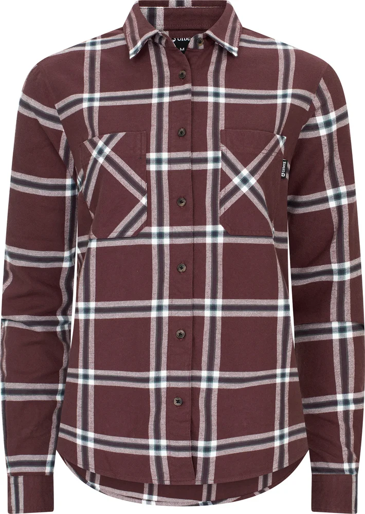 Urberg Women's Two Pocket Flanell Shirt Huckleberry/blue Nights v:6040688